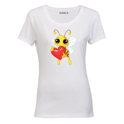 Valentine Bee - Ladies - T-Shirt