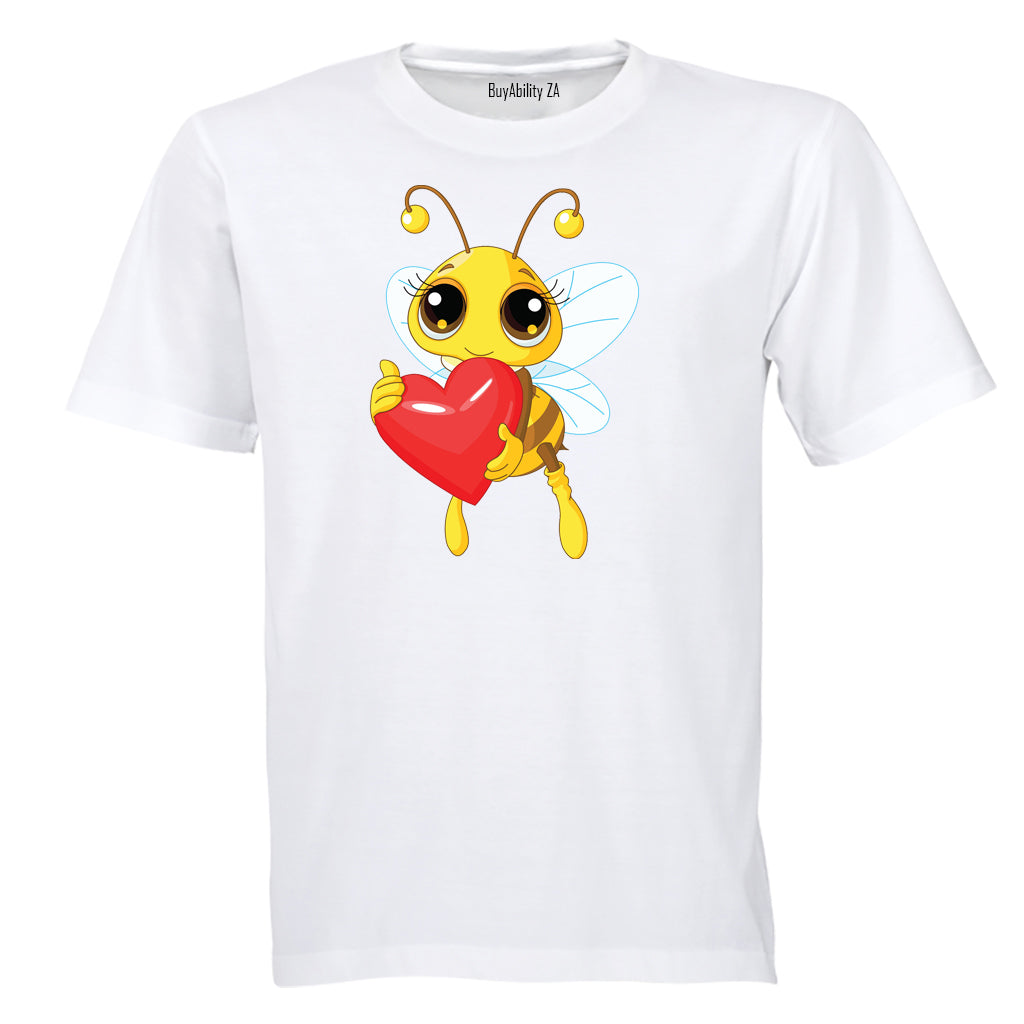 Valentine Bee - Kids T-Shirt