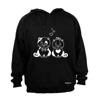 Valentine Cats - Hoodie