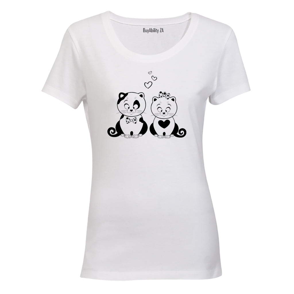 Valentine Cats - Ladies - T-Shirt