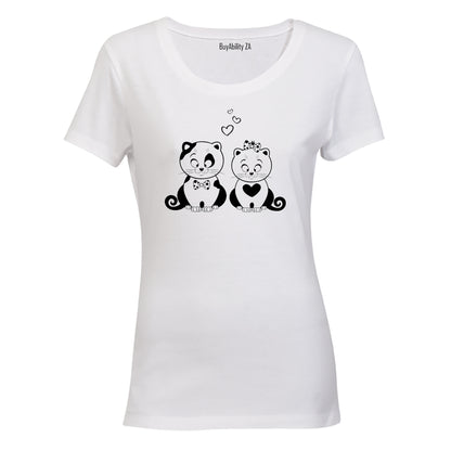 Valentine Cats - Ladies - T-Shirt