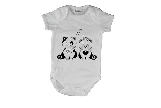 Valentine Cats - Baby Grow