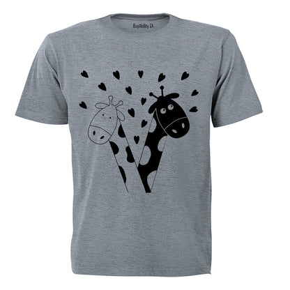 Valentine Giraffe - Kids T-Shirt