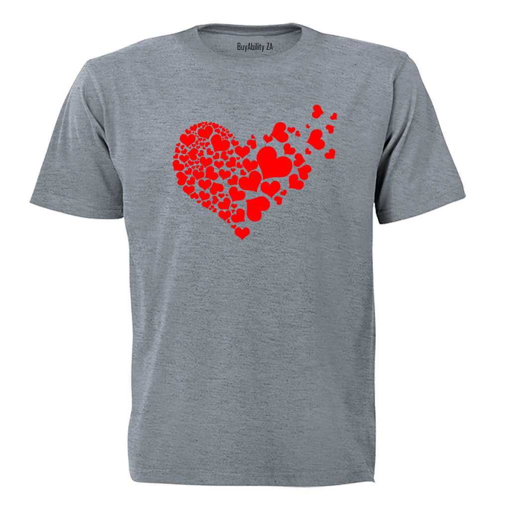Valentine Hearts - Kids T-Shirt - BuyAbility South Africa