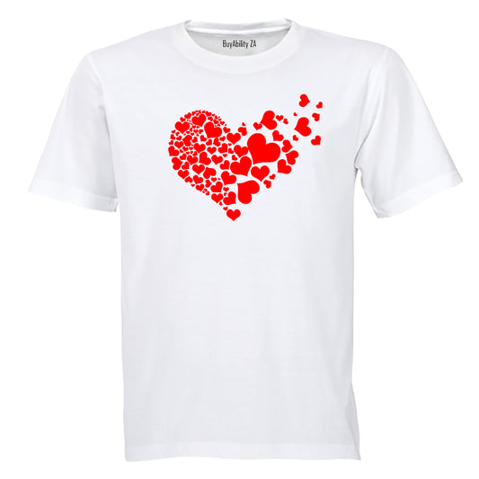 Valentine Hearts - Kids T-Shirt - BuyAbility South Africa