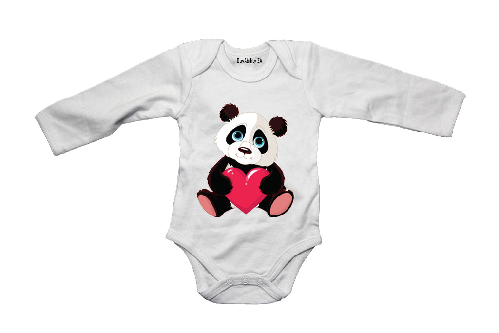 Valentine Panda - Baby Grow