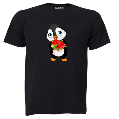 Valentine Penguin - Kids T-Shirt
