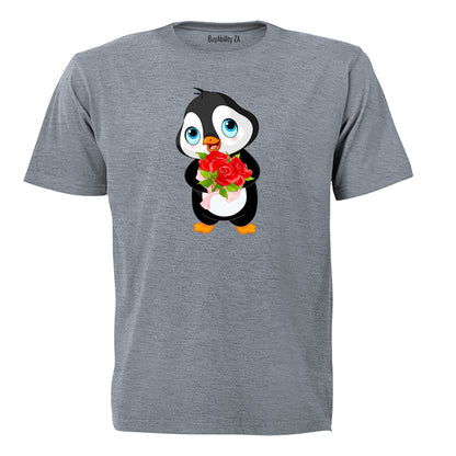 Valentine Penguin - Kids T-Shirt