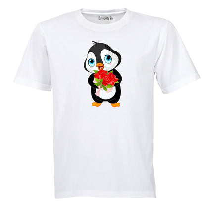 Valentine Penguin - Kids T-Shirt