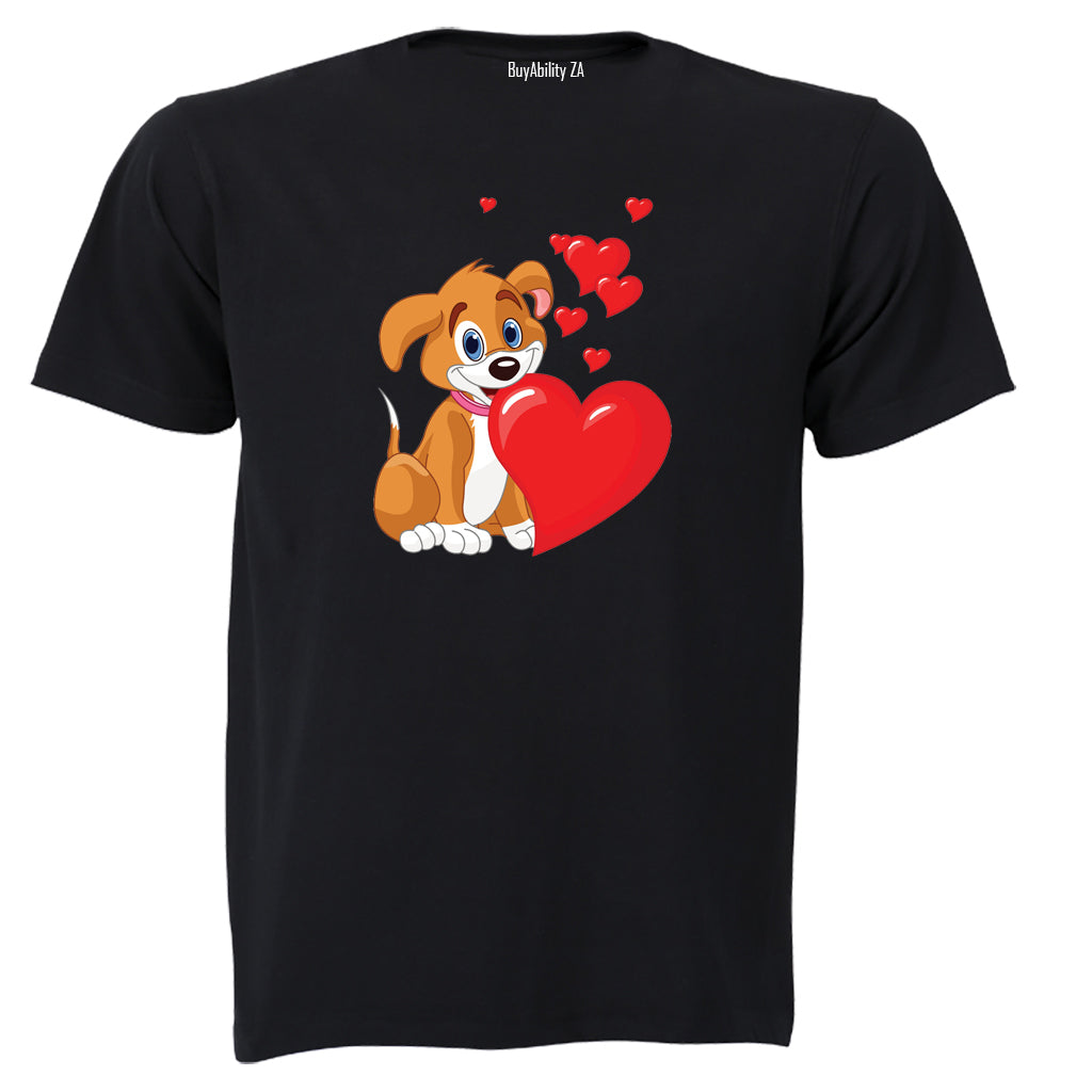 Valentine Puppy - Kids T-Shirt