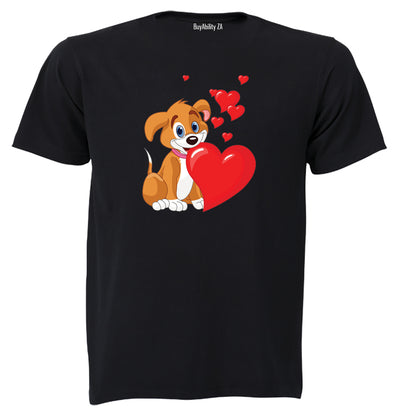 Valentine Puppy - Kids T-Shirt