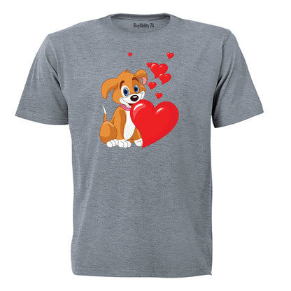 Valentine Puppy - Kids T-Shirt