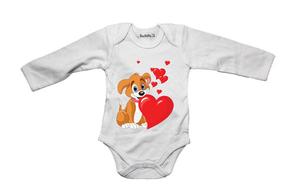 Valentine Puppy - Baby Grow