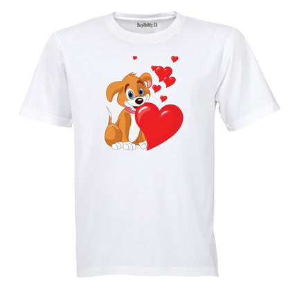 Valentine Puppy - Kids T-Shirt