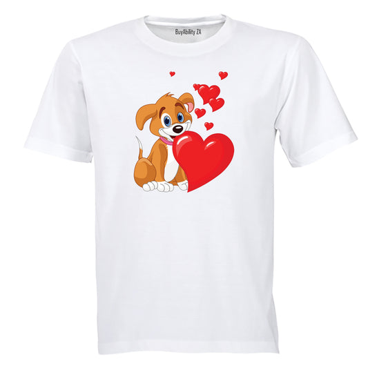 Valentine Puppy - Kids T-Shirt
