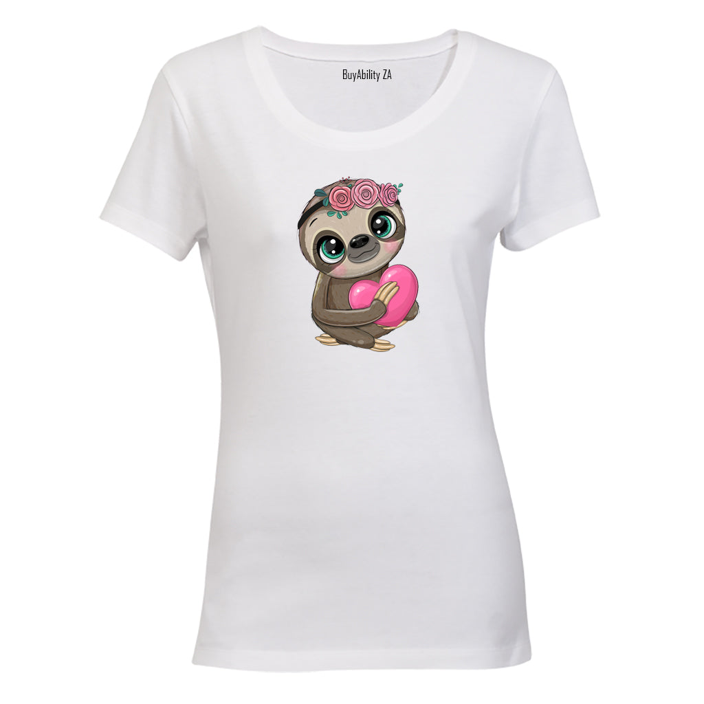 Valentine Sloth - Ladies - T-Shirt