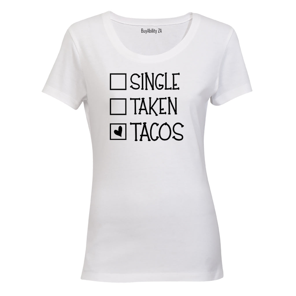 Valentine Tacos - Ladies - T-Shirt - BuyAbility South Africa