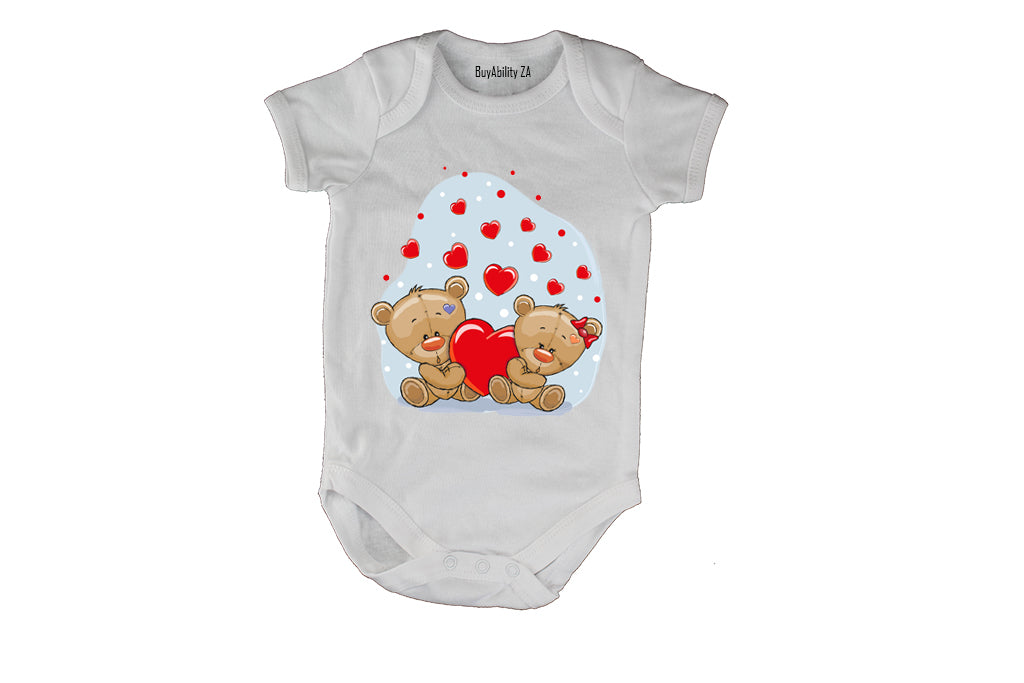 Valentine Teddies - Baby Grow