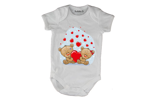 Valentine Teddies - Baby Grow