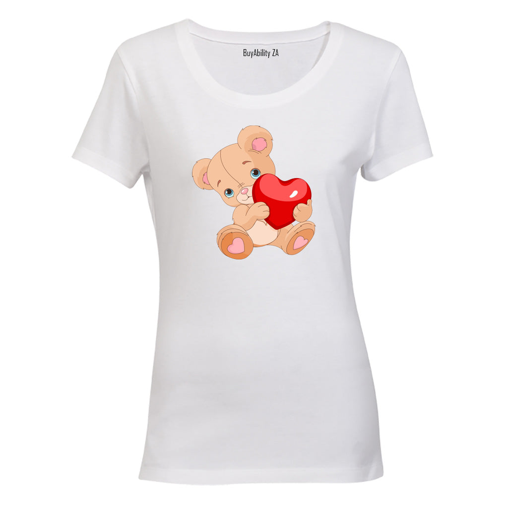 Valentine Teddy - Ladies - T-Shirt - BuyAbility