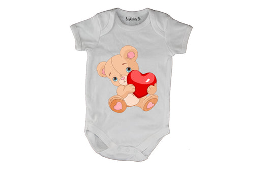 Valentine Teddy - Baby Grow