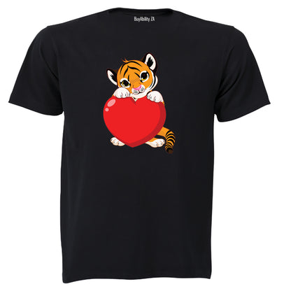 Valentine Tiger - Kids T-Shirt