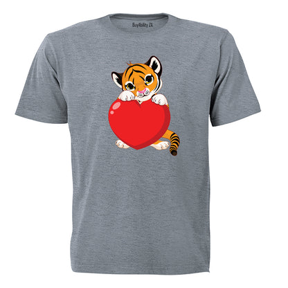 Valentine Tiger - Kids T-Shirt