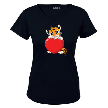 Valentine Tiger - Ladies - T-Shirt