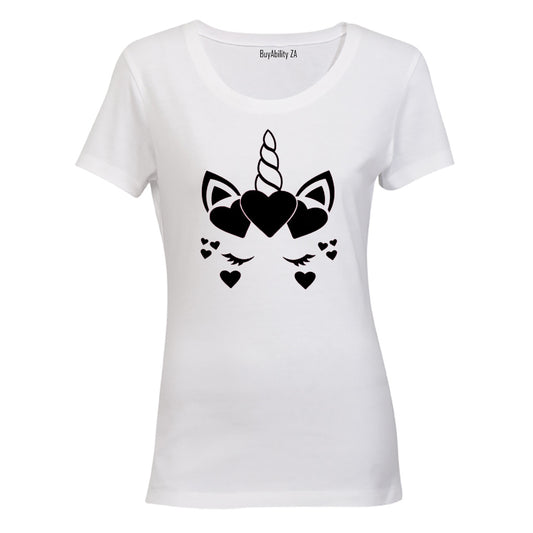 Valentine Unicorn - Ladies - T-Shirt
