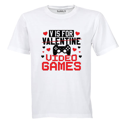 Valentine Video Games - Kids T-Shirt - BuyAbility South Africa