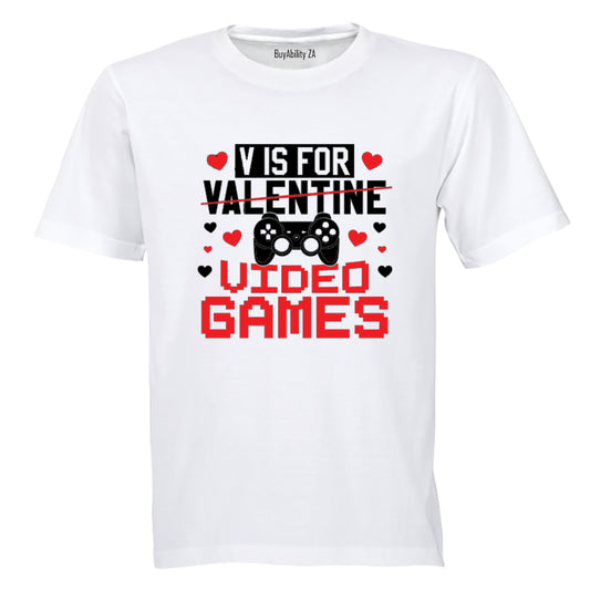 Valentine Video Games - Kids T-Shirt - BuyAbility South Africa