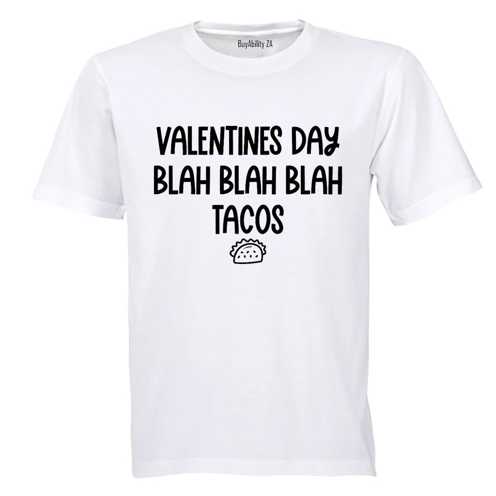 Valentine's Day - Tacos - Adults - T-Shirt