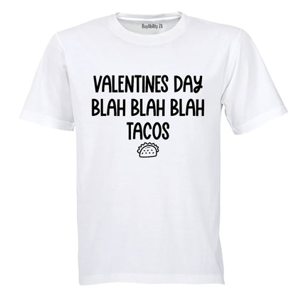Valentine's Day - Tacos - Adults - T-Shirt
