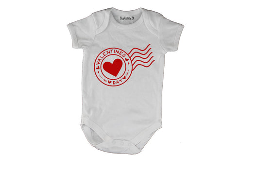 Valentines Day Stamp - Baby Grow