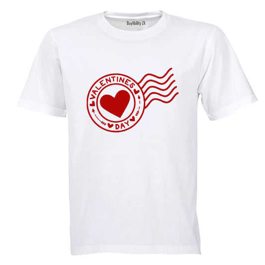 Valentines Day Stamp - Adults - T-Shirt
