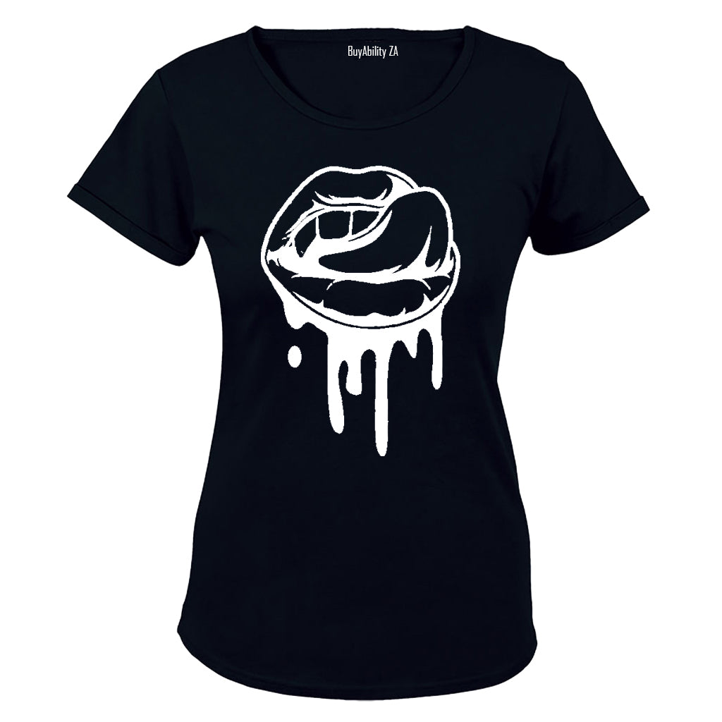 Vampire Lips - Halloween - Ladies - T-Shirt