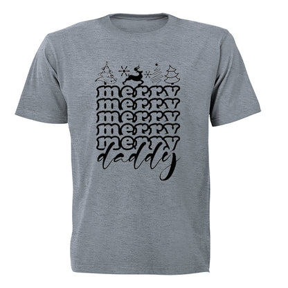 Very Merry Daddy - Christmas - Adults - T-Shirt - BuyAbility South Africa