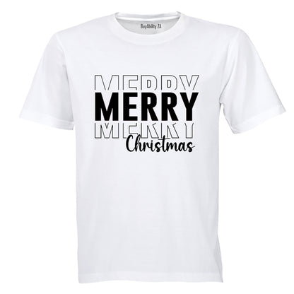 Very Merry Merry Christmas - Adults - T-Shirt