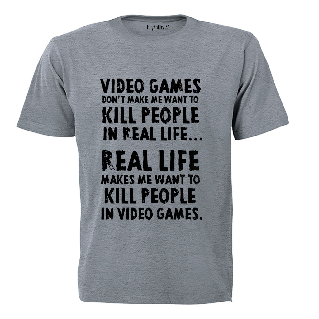 Video Games - Adults - T-Shirt - BuyAbility South Africa