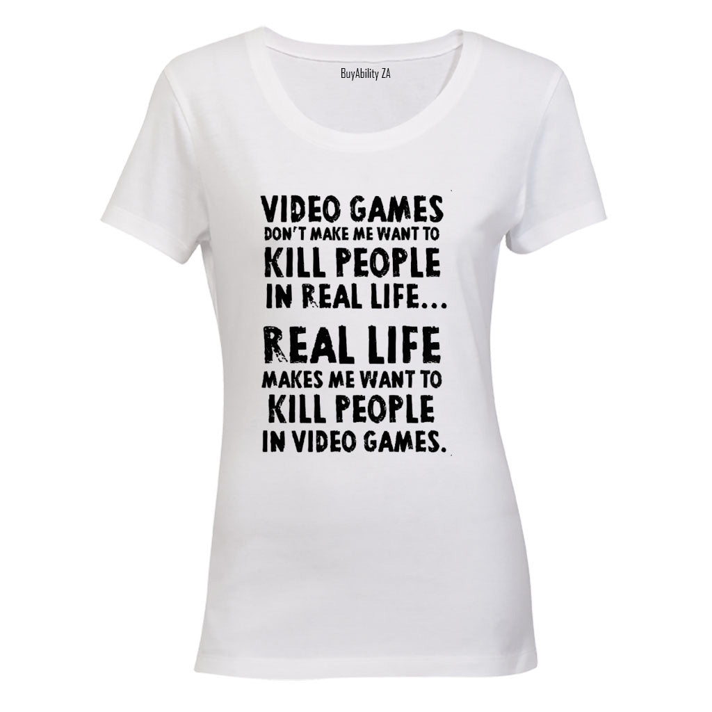 Video Games - Ladies - T-Shirt - BuyAbility South Africa