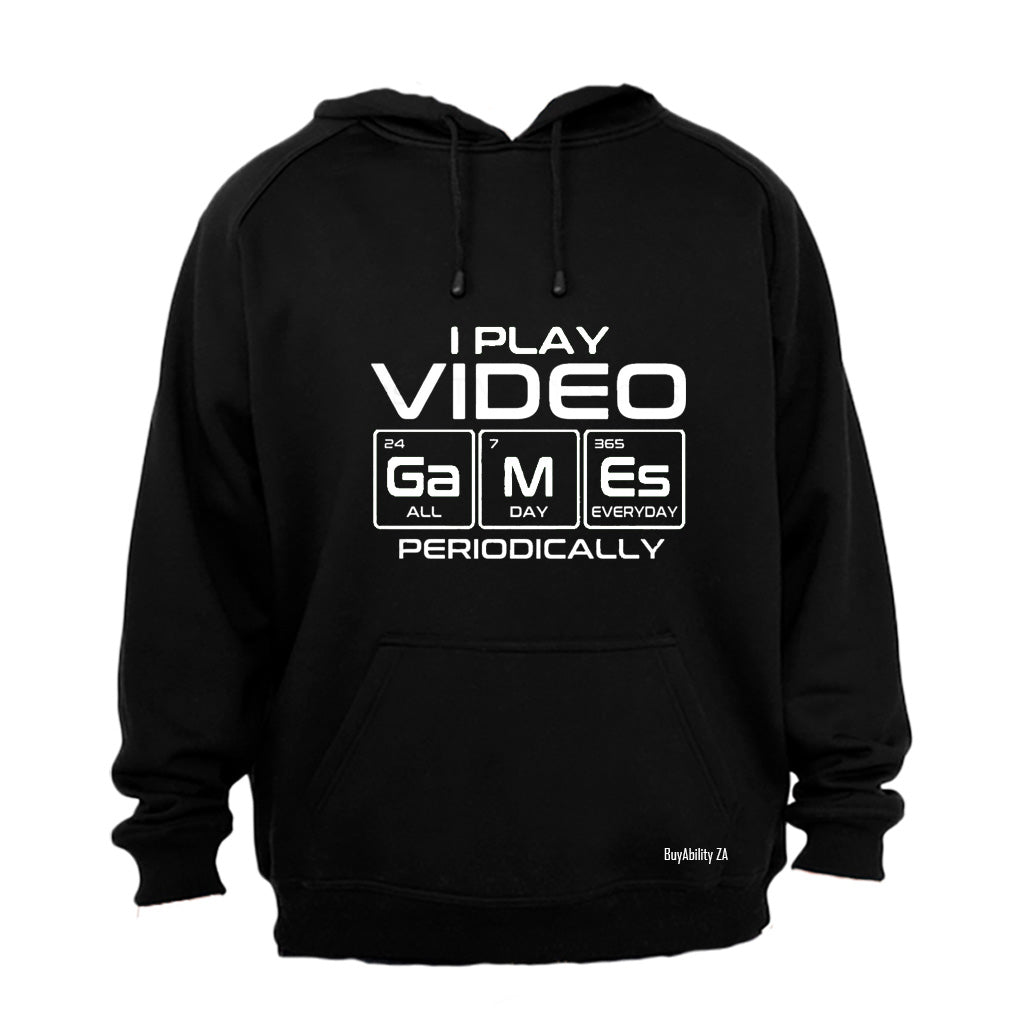 Video Games Periodically - Hoodie - BuyAbility South Africa
