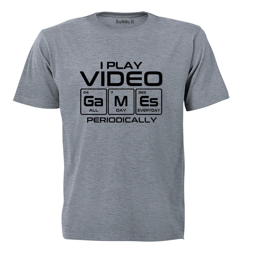 Video Games Periodically - Kids T-Shirt - BuyAbility South Africa