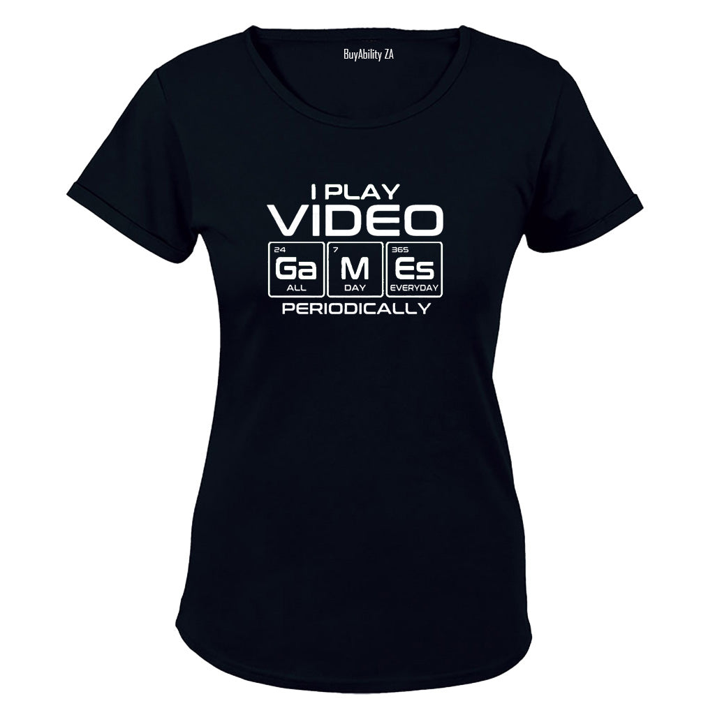 Video Games Periodically - Ladies - T-Shirt - BuyAbility South Africa