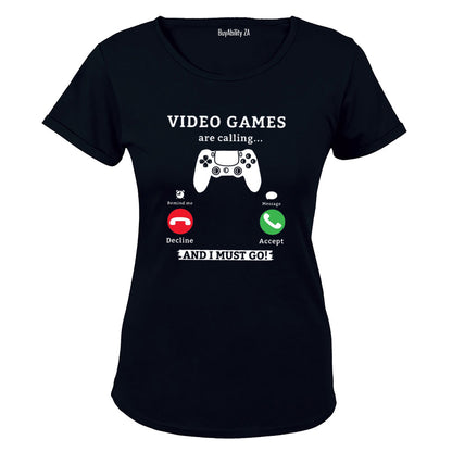 Video Games are Calling - Ladies - T-Shirt