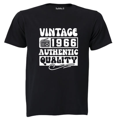 Vintage 1966 Authentic Quality - Adults - T-Shirt - BuyAbility South Africa