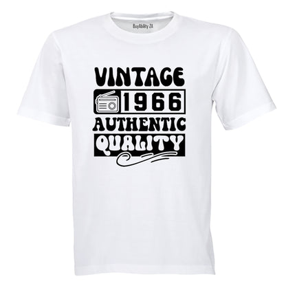 Vintage 1966 Authentic Quality - Adults - T-Shirt - BuyAbility South Africa