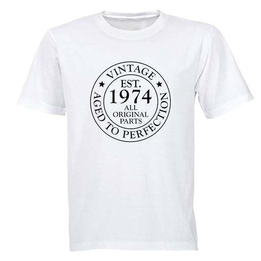 Vintage 1974 - Adults - T-Shirt - BuyAbility South Africa