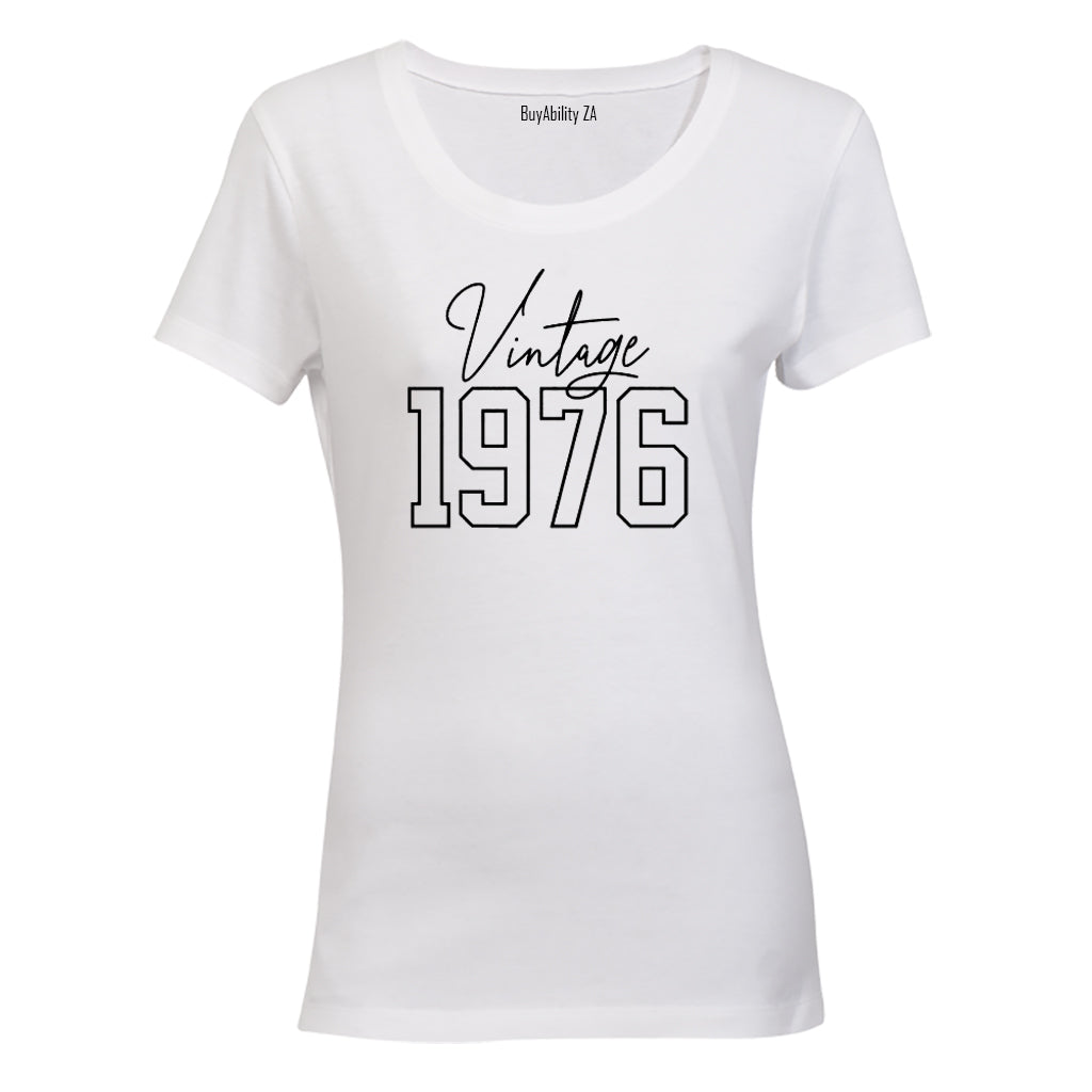 Vintage 1976 - Ladies - T-Shirt - BuyAbility South Africa