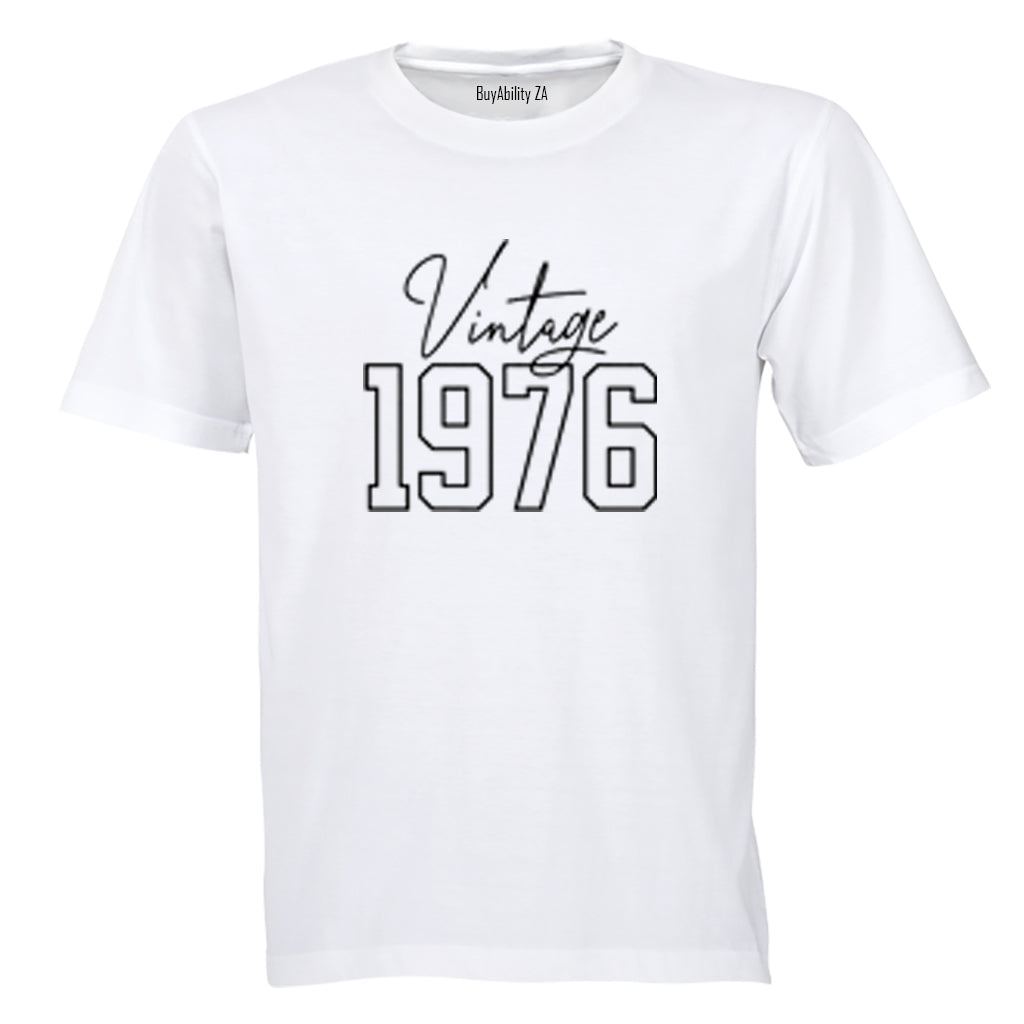 Vintage 1976 - Adults - T-Shirt - BuyAbility South Africa