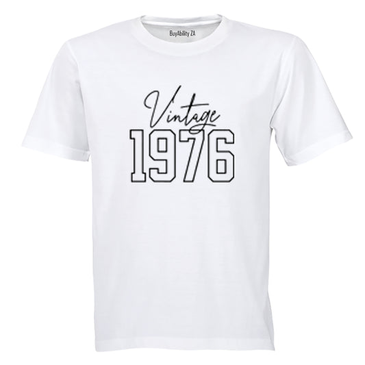 Vintage 1976 - Adults - T-Shirt - BuyAbility South Africa
